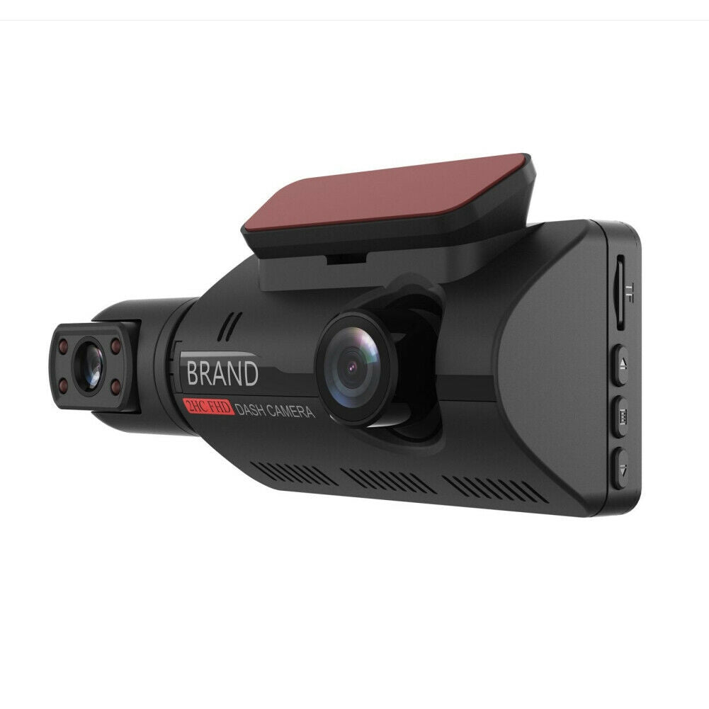 US Car Dual-lens Dvr Driving  Recorder Dash Cam Video Recorder Night Vision G Sensor 1080p Front Built-in Camera Car Electronics black - Premium Automotive from Rapidvehicles - Just $52.99! Shop now at Rapidvehicles