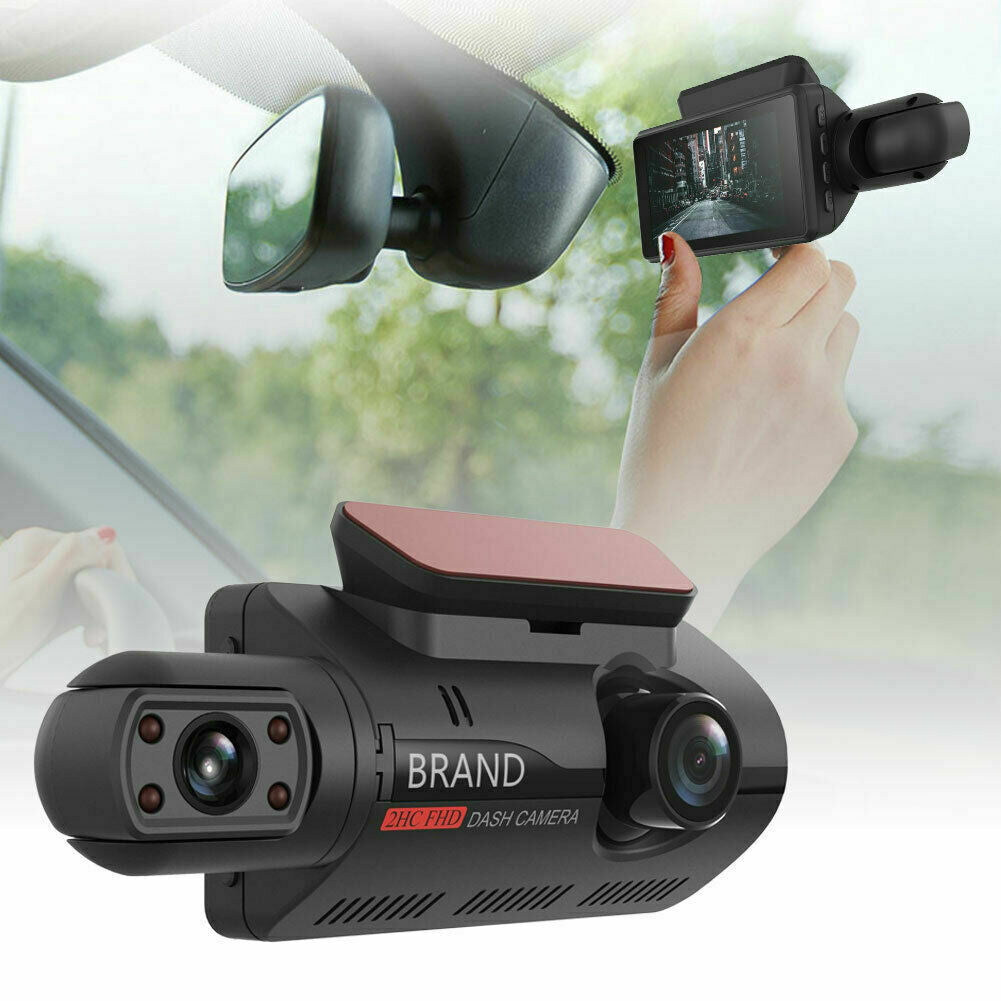 US Car Dual-lens Dvr Driving  Recorder Dash Cam Video Recorder Night Vision G Sensor 1080p Front Built-in Camera Car Electronics black - Premium Automotive from Rapidvehicles - Just $57.99! Shop now at Rapidvehicles