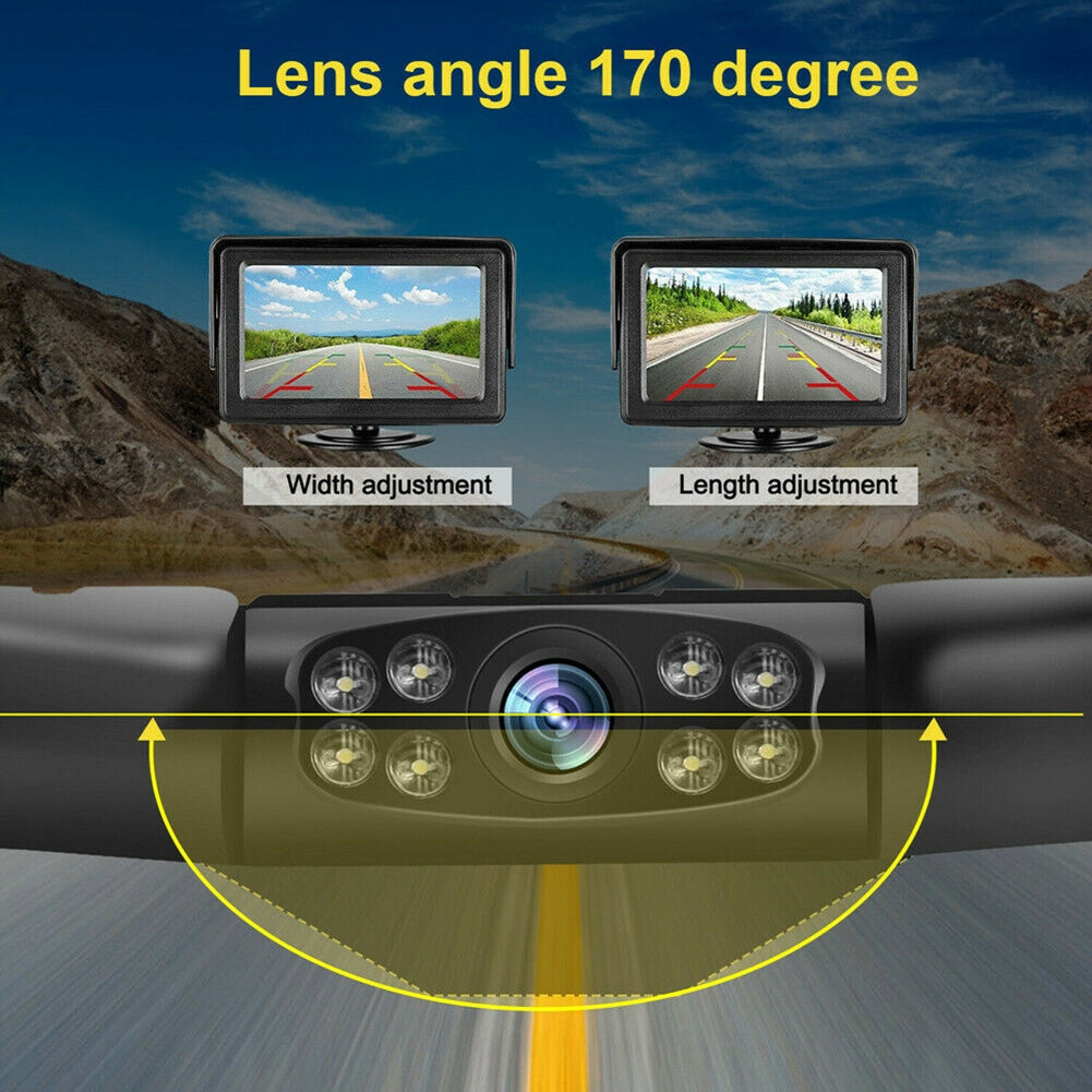 Car  Rear  View  Reversing  Parking  Camera With 170 Degree Width - Premium Car Rear View Camera from Rapidvehicles - Just $53.99! Shop now at Rapidvehicles