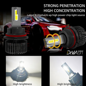 1 Pair Of Car  Led  Headlight Bulbs Ip68 Waterproof High-brightness High Power Good Heat Dissipation Quick Installation Car Led Lamp F4 9004/HB1 - Premium Car LED Lights from Rapidvehicles - Just $54.39! Shop now at Rapidvehicles