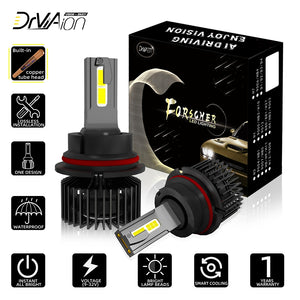 1 Pair Of Car  Led  Headlight Bulbs Ip68 Waterproof High-brightness High Power Good Heat Dissipation Quick Installation Car Led Lamp F4 9007/HB5 - Premium Car LED Lights from Rapidvehicles - Just $54.39! Shop now at Rapidvehicles