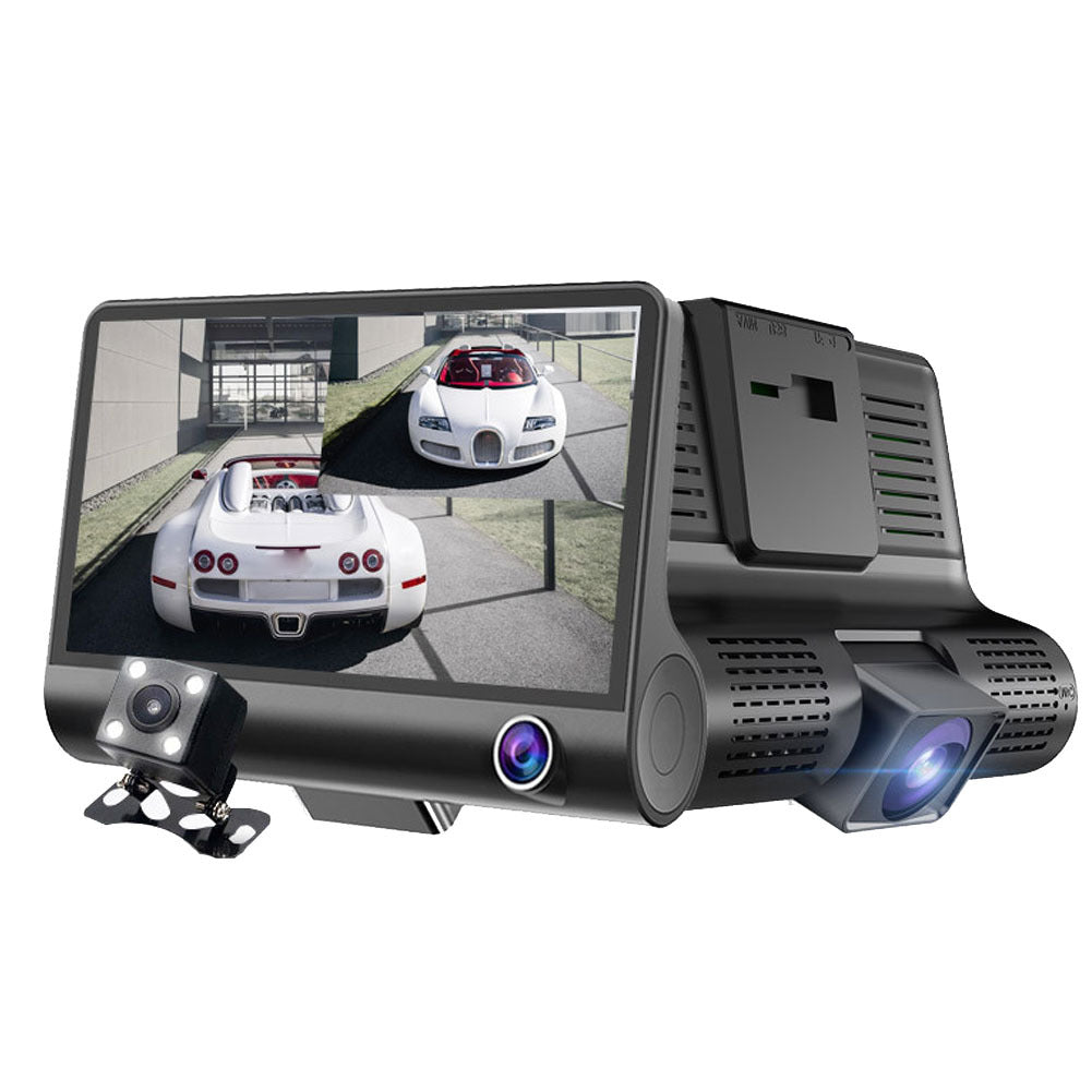 4.0-inch 1080p Hd Car  Dash  Cam H35 Hidden Ultra Wide Angle 3 - Premium Car Rear View Camera from Rapidvehicles - Just $71.99! Shop now at Rapidvehicles