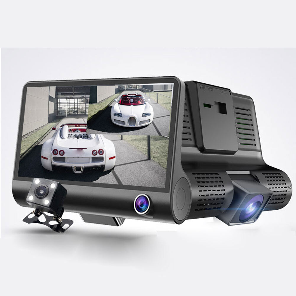 4.0-inch 1080p Hd Car  Dash  Cam H35 Hidden Ultra Wide Angle 3 - Premium Car Rear View Camera from Rapidvehicles - Just $71.99! Shop now at Rapidvehicles