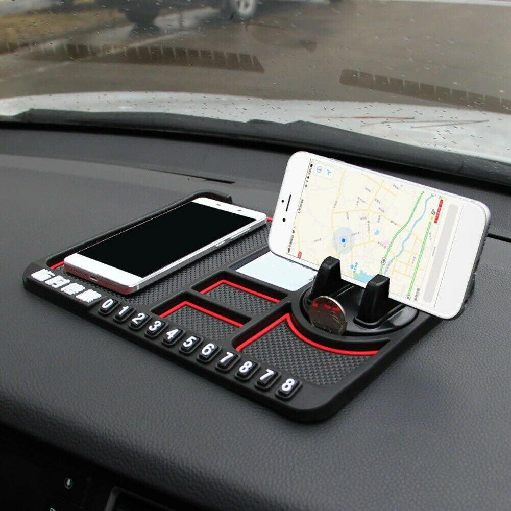 4 In 1 Multifunctional Car Phone Holder Anti-slip Pad Car - Premium Car Mounts & Holders from Rapidvehicles - Just $13.99! Shop now at Rapidvehicles