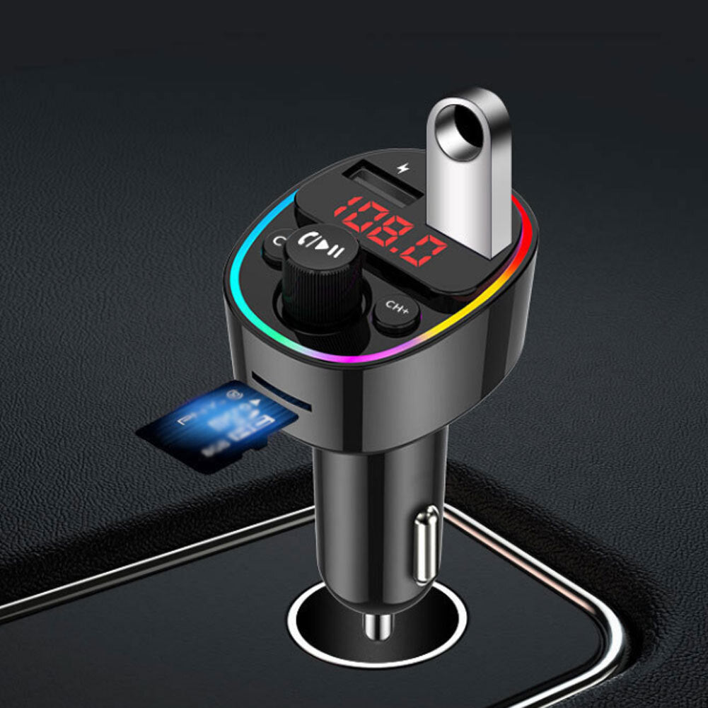 Car Mp3 Player Bluetooth-compatible G67 Card Pd Fast Charging Dual Usb High-power Power Supply Car Hands-free Fm Transmitter black - Premium Car Chargers from Rapidvehicles - Just $25.99! Shop now at Rapidvehicles