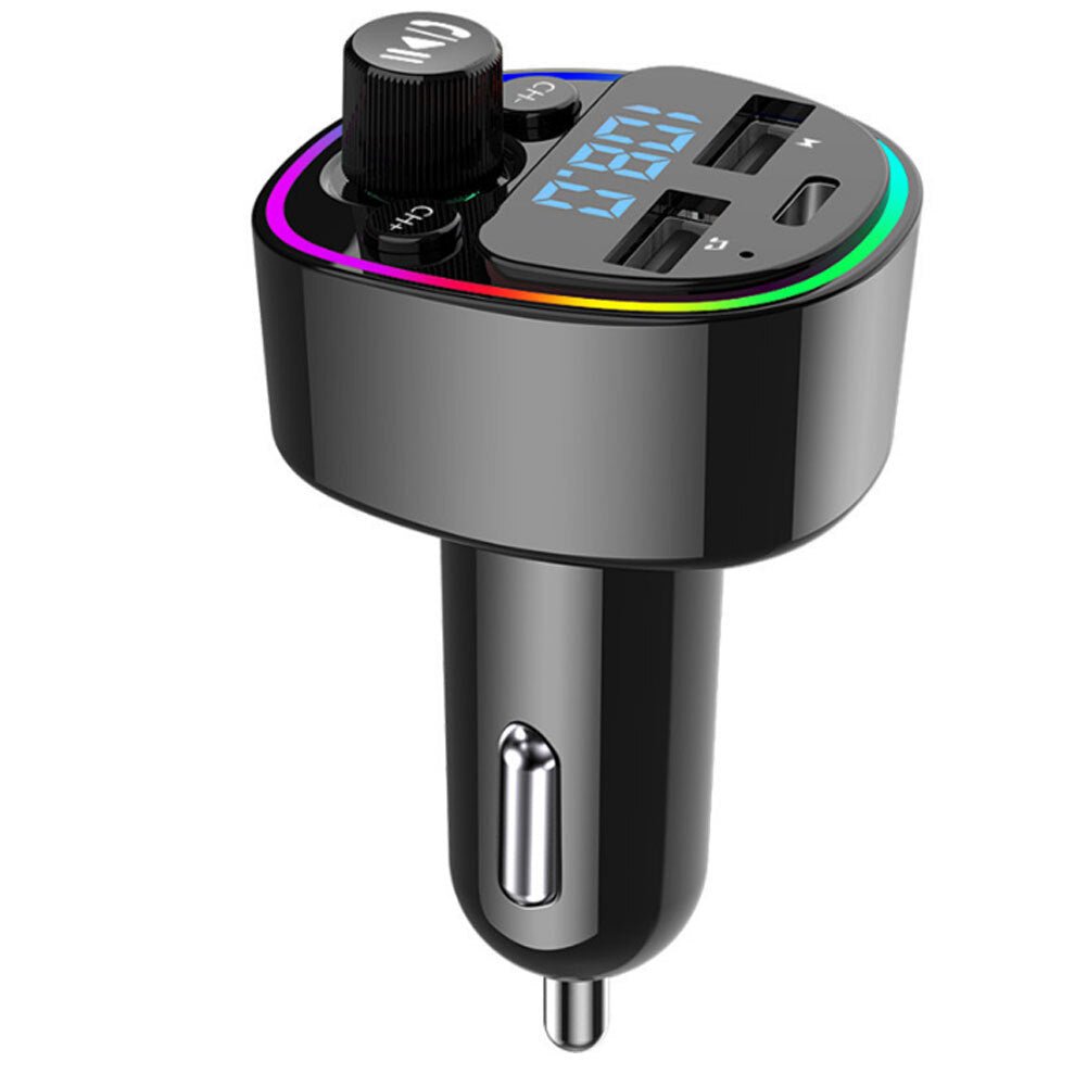 Car Mp3 Player Bluetooth-compatible G67 Card Pd Fast Charging Dual Usb High-power Power Supply Car Hands-free Fm Transmitter black - Premium Car Chargers from Rapidvehicles - Just $25.99! Shop now at Rapidvehicles