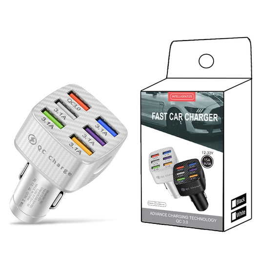 15a Portable Luminous Car  Charger Built-in Overcurrent - Premium Car Chargers from Rapidvehicles - Just $15.99! Shop now at Rapidvehicles