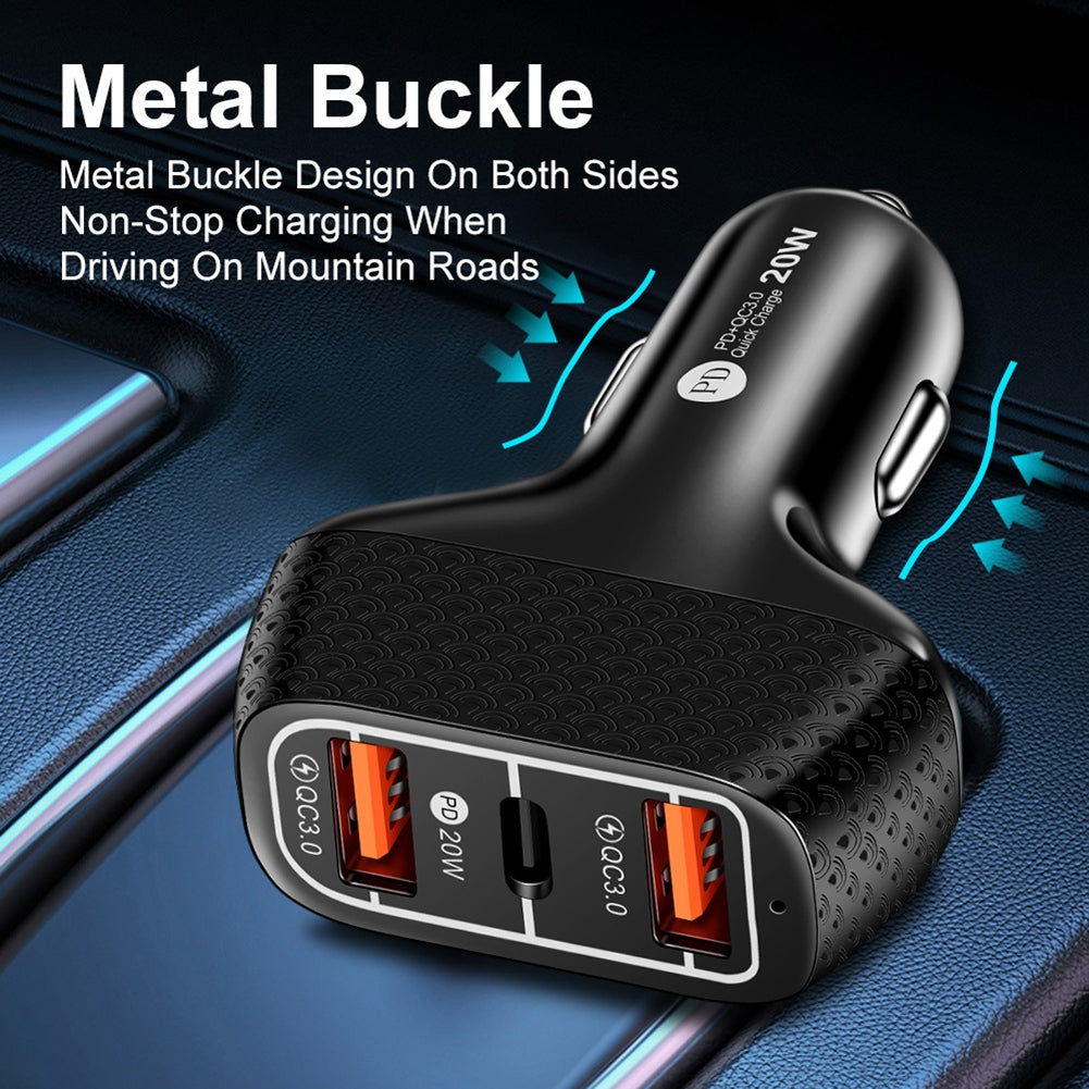 3-in-1 2a 3-ports Universal Car Mobile Phone  Charger Quick - Premium Car Chargers from Rapidvehicles - Just $13.99! Shop now at Rapidvehicles