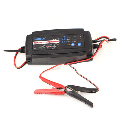 12v 2a 4a 8a 7-stage Automatic Smart Battery  Charger Long - Premium Other Car Tools from Rapidvehicles - Just $93.99! Shop now at Rapidvehicles