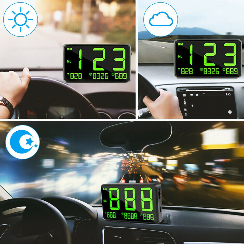 C90 Car Digital Hud Head  Up  Display Accurate Speedometer - Premium Other Car Electronics from Rapidvehicles - Just $58.99! Shop now at Rapidvehicles