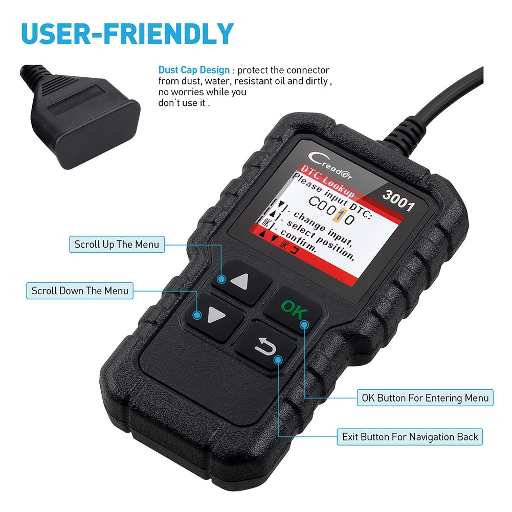 Car Full Function Car  Code  Reader Colorful Lcd Display X431 - Premium Other Car Electronics from Rapidvehicles - Just $64.99! Shop now at Rapidvehicles