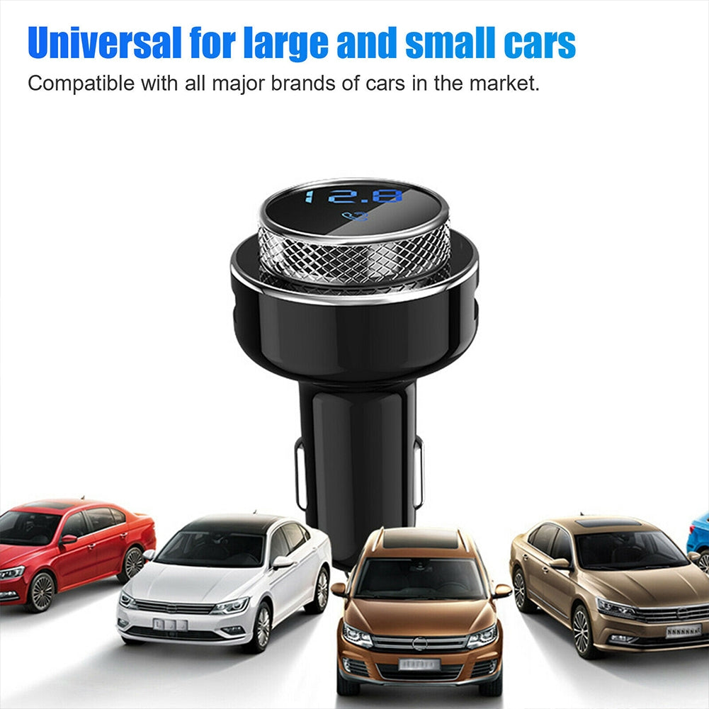 Car Bluetooth-compatible 5.0 Fm  Transmitter Lossless Usb Charger - Premium Car Chargers from Rapidvehicles - Just $40.99! Shop now at Rapidvehicles