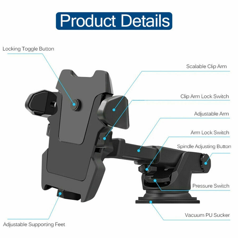 Car  Mobile  Phone  Holder Suction Cup Type Universal Navigation - Premium Car Mounts & Holders from Rapidvehicles - Just $34.99! Shop now at Rapidvehicles