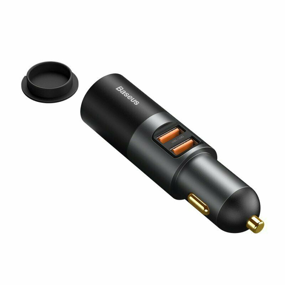 120w Car 2  In  1  Cigarette  Lighter Gold-plated Contacts 3 Fast Charging Ports Car Charger For Cars Off-road Vehicles Large Trucks Dual USB - Premium Car Chargers from Rapidvehicles - Just $32.99! Shop now at Rapidvehicles