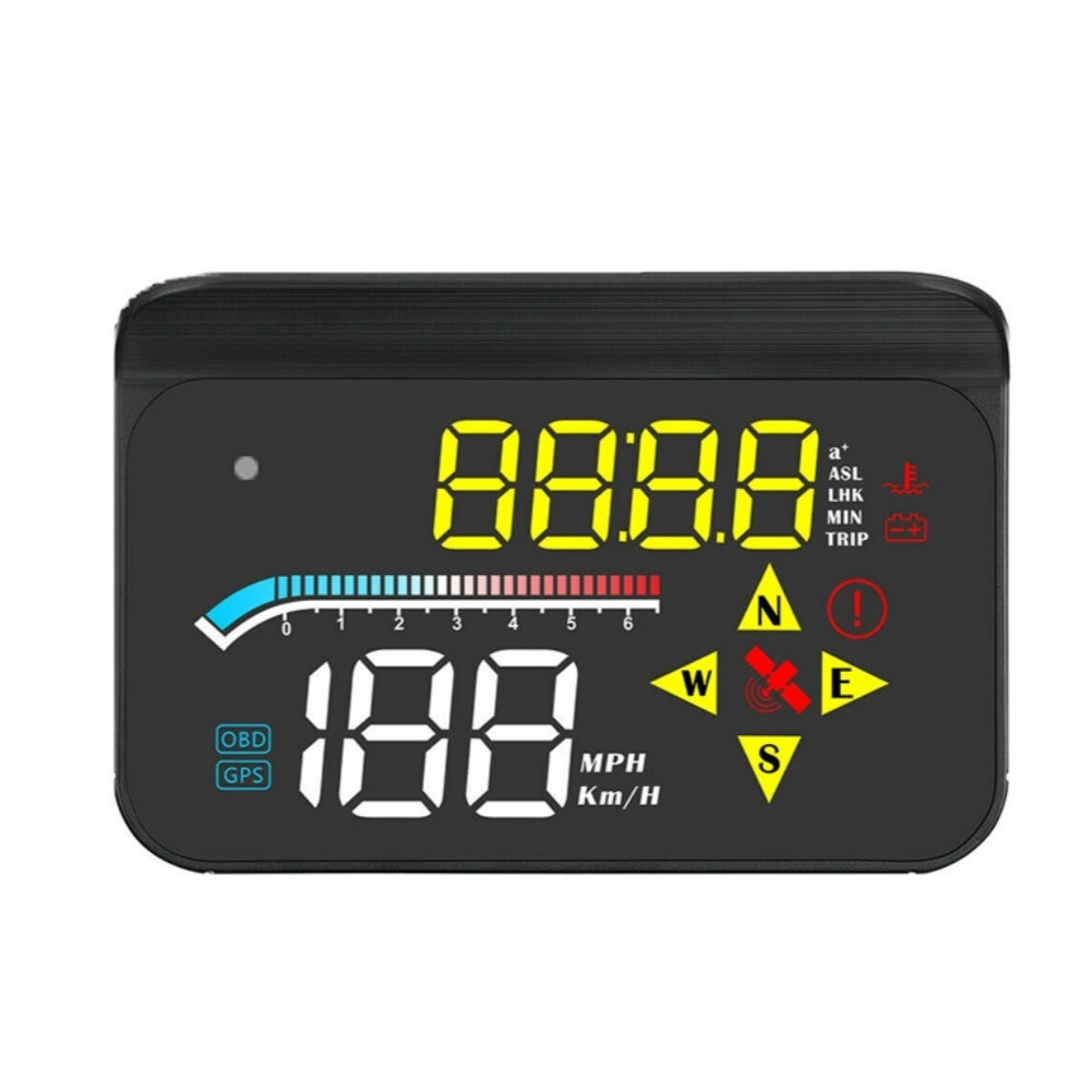 US M17 Intelligent  Car  Display OBD Universal Windshield Speed Projector Hd HUD Head-up Display Accessories black - Premium Automotive from Rapidvehicles - Just $60.99! Shop now at Rapidvehicles