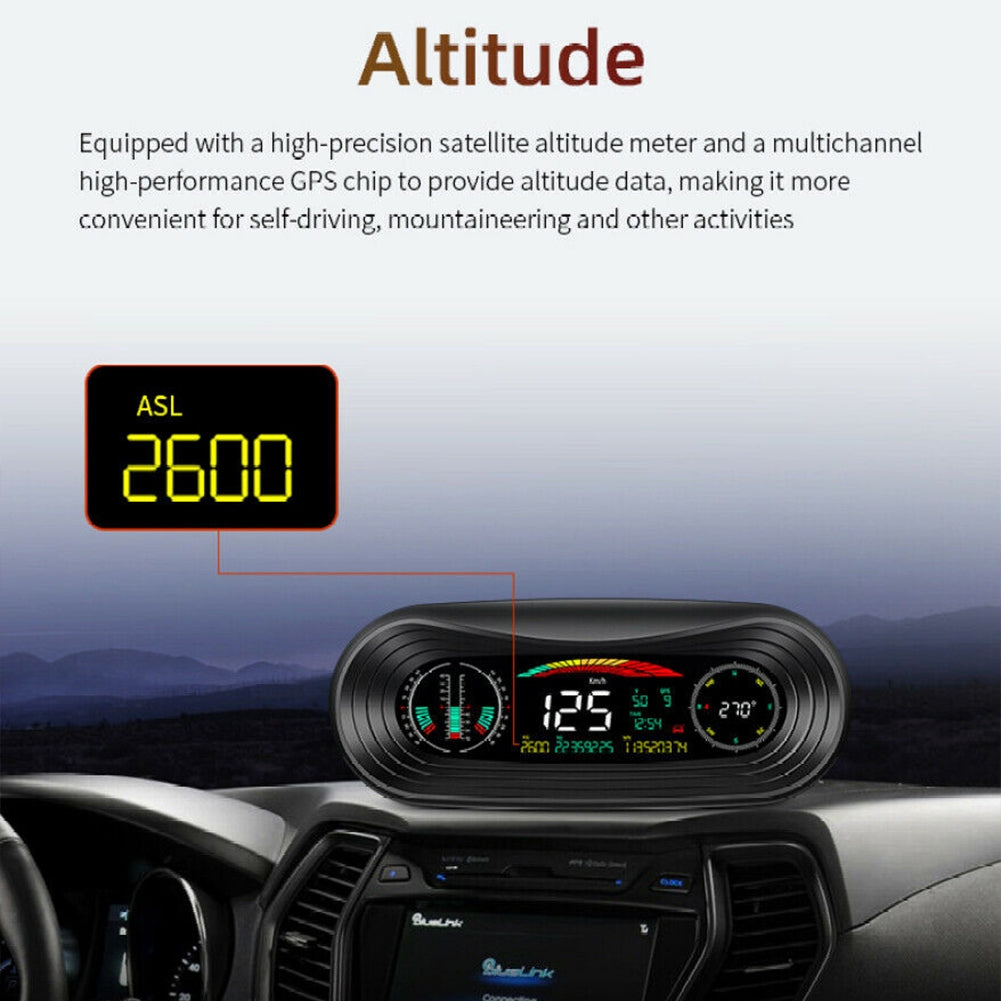 P18 Car  Hud  Head-Up  Display Portable Off-road Level Slope - Premium Other Car Electronics from Rapidvehicles - Just $89.99! Shop now at Rapidvehicles