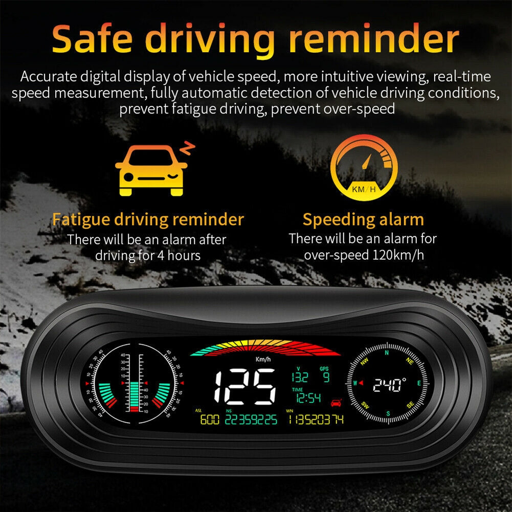 P18 Car  Hud  Head-Up  Display Portable Off-road Level Slope - Premium Other Car Electronics from Rapidvehicles - Just $89.99! Shop now at Rapidvehicles