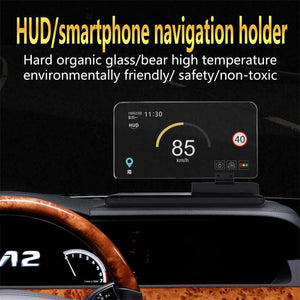 H6 6-inch Screen Car  Hud  Head-up  Display Projector Universal Phone Navigation Gps Mount black - Premium Car Mounts & Holders from Rapidvehicles - Just $34.99! Shop now at Rapidvehicles