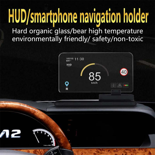 H6 6-inch Screen Car  Hud  Head-up  Display Projector Universal - Premium Car Mounts & Holders from Rapidvehicles - Just $45.99! Shop now at Rapidvehicles