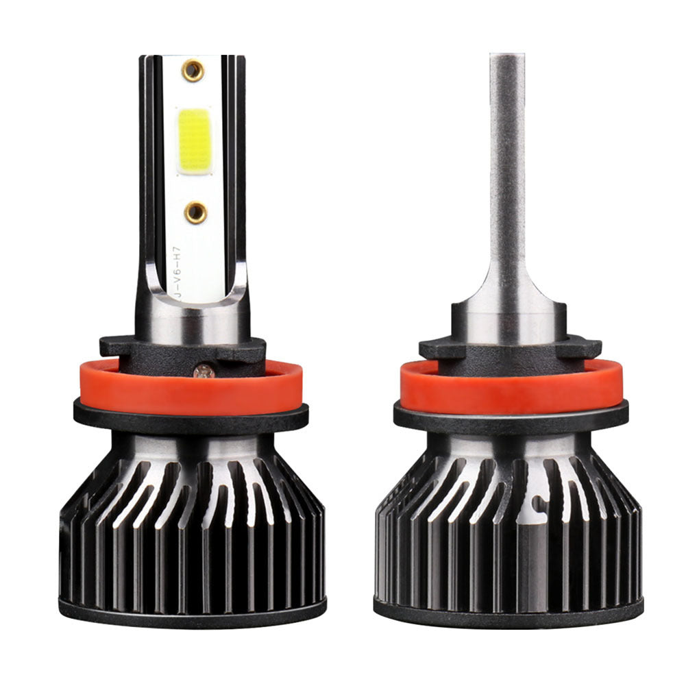 1 Pair Aluminum Alloy Car  Led  Headlight F2 White Light 12000/min Ip68 Waterproof Heatproof Motorcycle Light H8/H9/H11 - Premium Car LED Lights from Rapidvehicles - Just $24.07! Shop now at Rapidvehicles