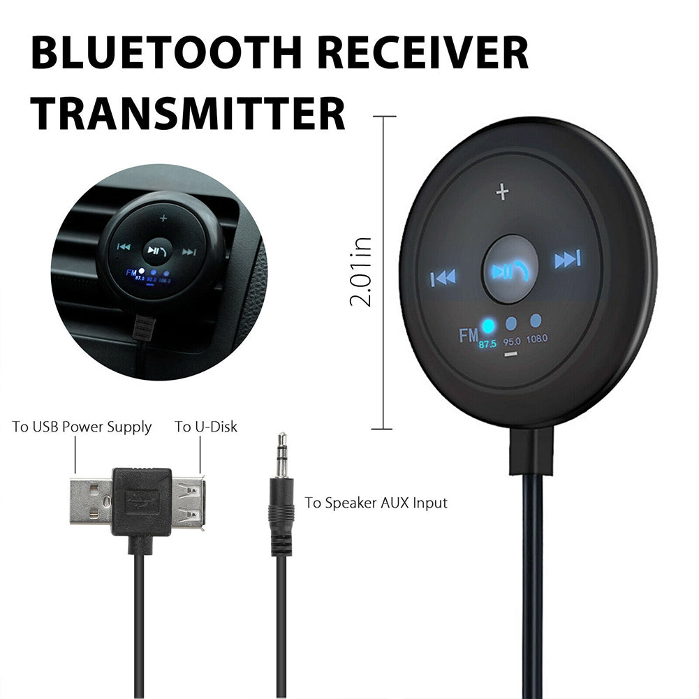 Car  5.0  Bluetooth-compatible  Receiver  Transmitter Mp3 Music - Premium Other Car Electronics from Rapidvehicles - Just $38.99! Shop now at Rapidvehicles