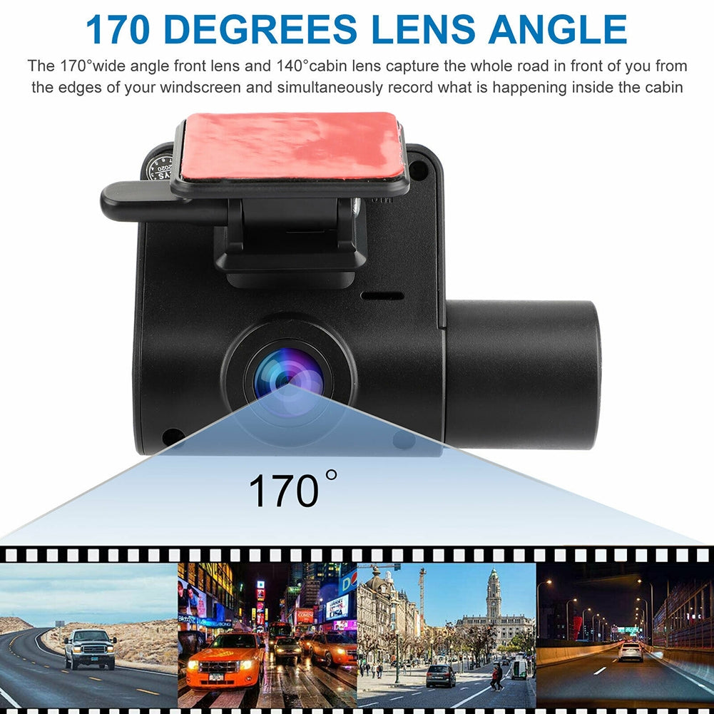 2-inch Dual-lens Driving Recorder 1080P Front Car Night Vision - Premium Car DVR from Rapidvehicles - Just $84.59! Shop now at Rapidvehicles