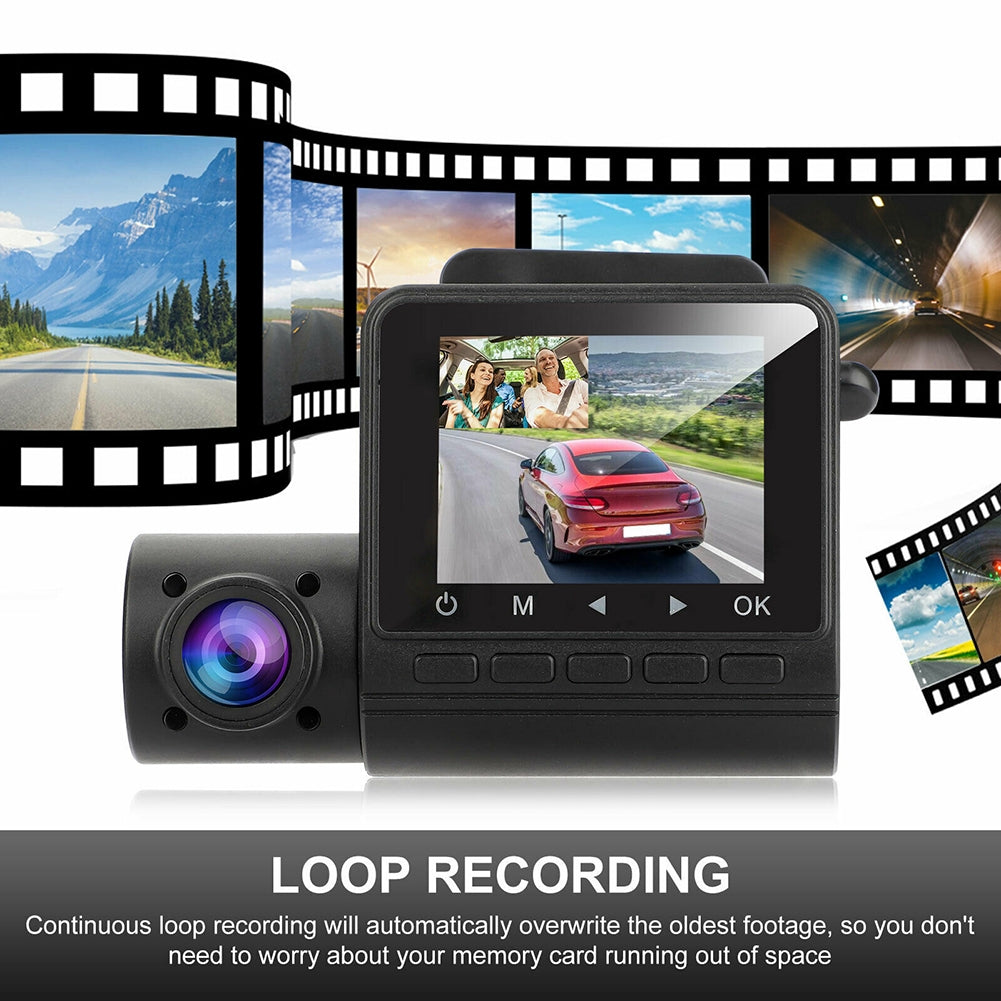 2-inch Dual-lens Driving Recorder 1080P Front Car Night Vision - Premium Car DVR from Rapidvehicles - Just $84.59! Shop now at Rapidvehicles