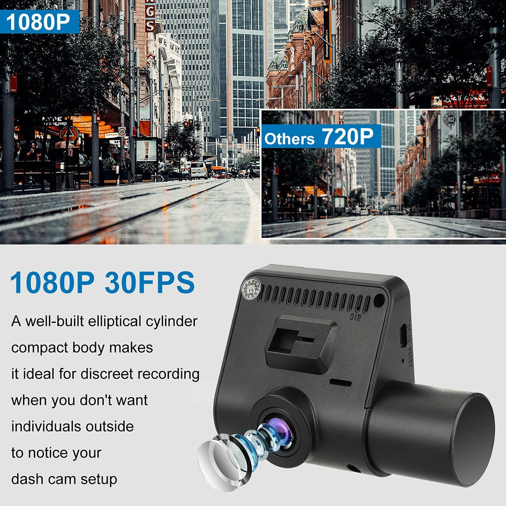 2-inch Dual-lens Driving Recorder 1080P Front Car Night Vision - Premium Car DVR from Rapidvehicles - Just $84.59! Shop now at Rapidvehicles