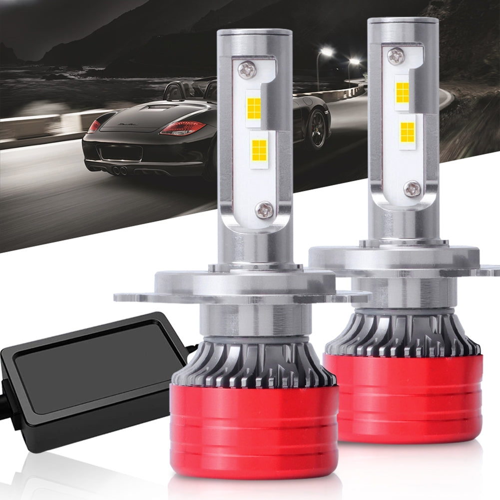 1 Pair Metal F5 Car Led Headlight Shock-proof Waterproof - Premium Car LED Lights from Rapidvehicles - Just $40.49! Shop now at Rapidvehicles