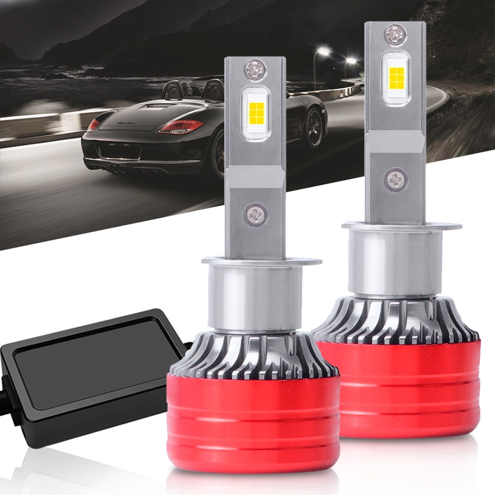 1 Pair Metal F5 Car Led Headlight Shock-proof Waterproof - Premium Car LED Lights from Rapidvehicles - Just $40.49! Shop now at Rapidvehicles