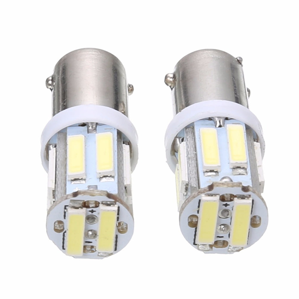 1 Pair Car Width Light Led Ba9s-7020-10 Lights 360 Degrees Beam Angle Instrument Lamp License Plate Lights white light - Premium Car LED Lights from Rapidvehicles - Just $6.31! Shop now at Rapidvehicles