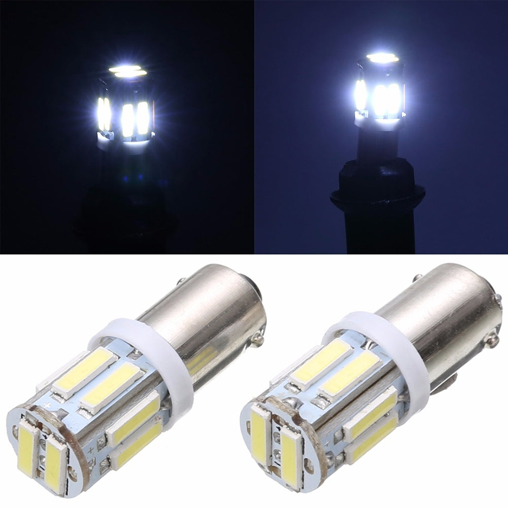 1 Pair Car Width Light Led Ba9s-7020-10 Lights 360 Degrees Beam Angle Instrument Lamp License Plate Lights white light - Premium Car LED Lights from Rapidvehicles - Just $6.31! Shop now at Rapidvehicles