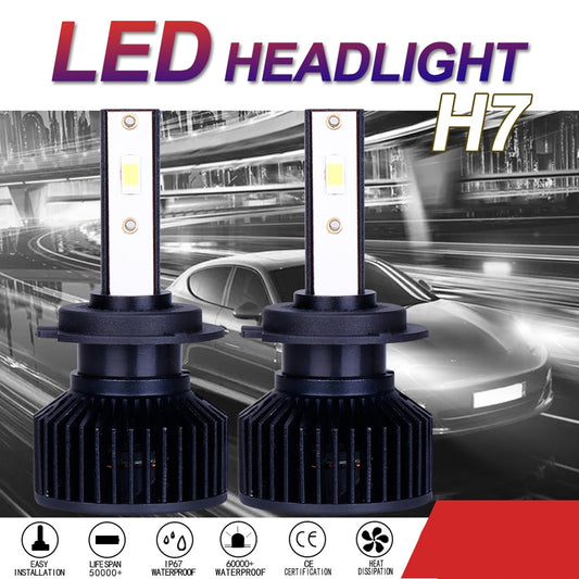 1 Pair Metal F9 Car Led Headlight H4 H7 H11 H13 9004 9005 9006 - Premium Car LED Lights from Rapidvehicles - Just $42.29! Shop now at Rapidvehicles