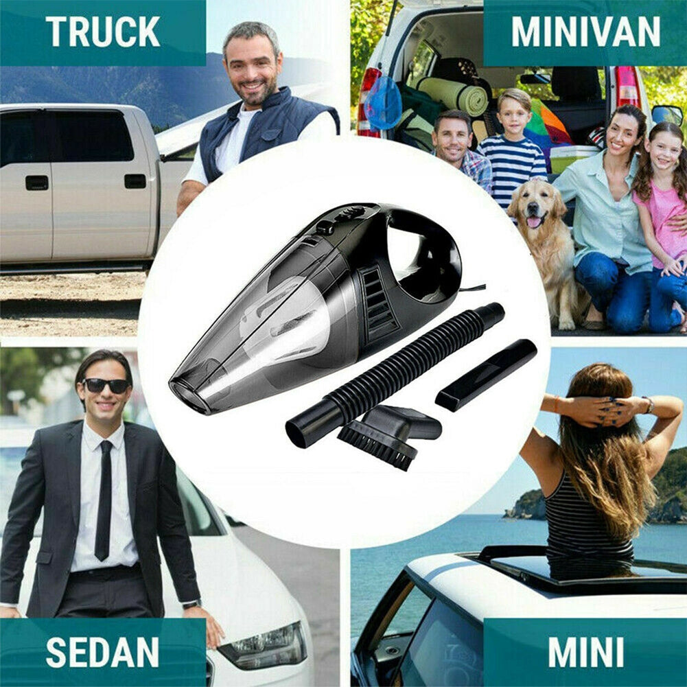 Car Vacuum Cleaner High-power Portable Handheld Wet Dry Dual-use Dust Removal Device black - Premium Car Wash Tools from Rapidvehicles - Just $27.99! Shop now at Rapidvehicles