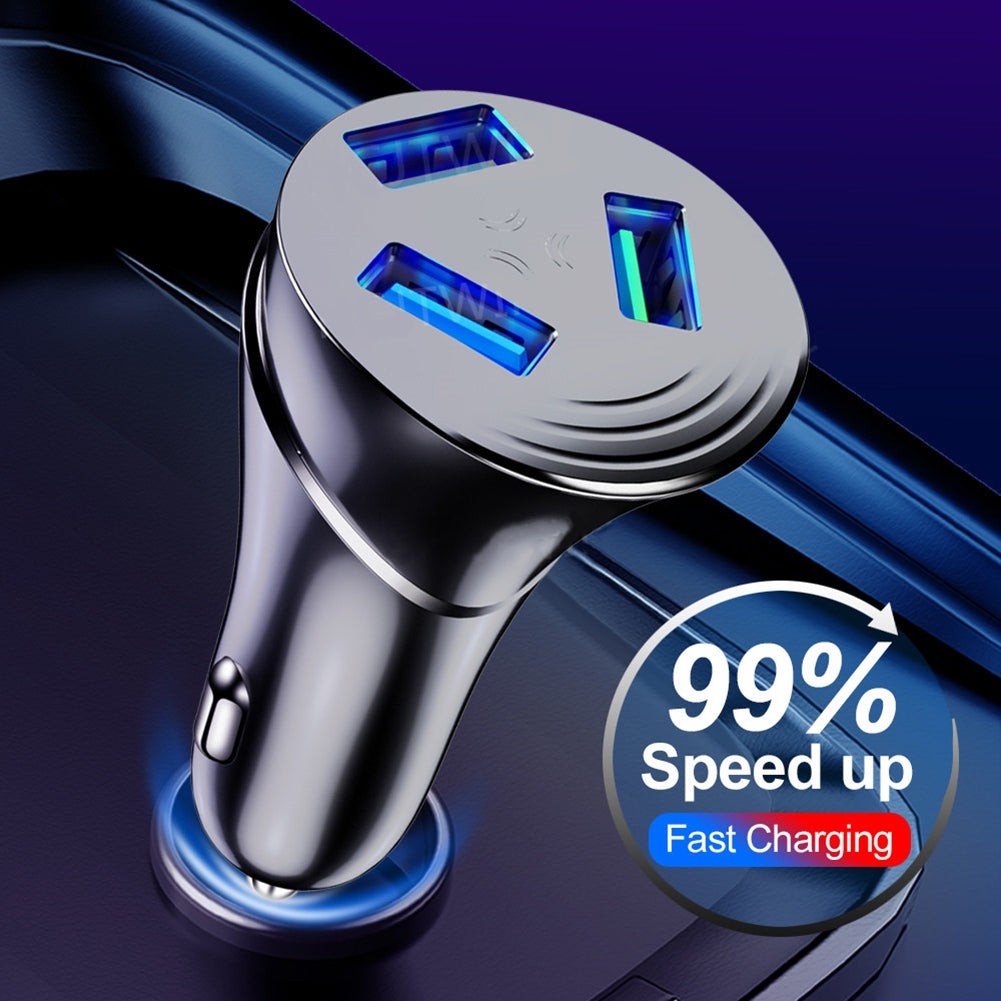 3-in-1 Car Charger 3.0 3-usb Multi-function Fast Charging Adapter - Premium Car Chargers from Rapidvehicles - Just $15.99! Shop now at Rapidvehicles