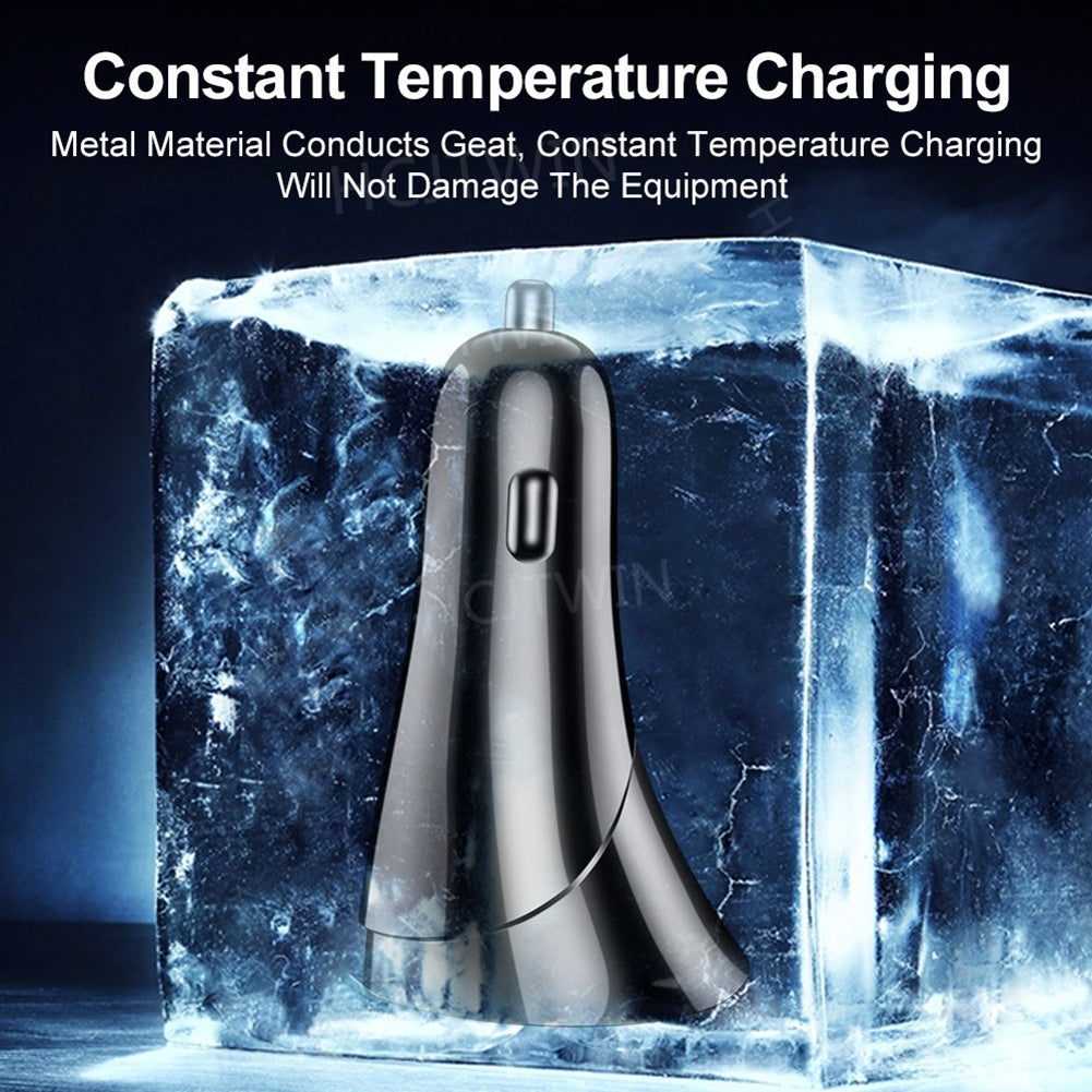 3-in-1 Car Charger 3.0 3-usb Multi-function Fast Charging Adapter - Premium Car Chargers from Rapidvehicles - Just $15.99! Shop now at Rapidvehicles