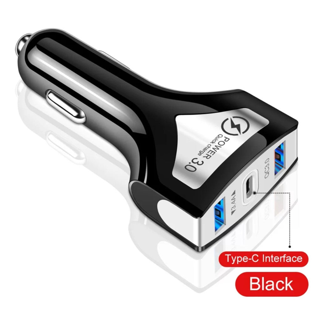 Portable Car Charger 3.0 Dual Usb High-speed Charging Adapter With Led Indicator White - Premium Car Chargers from Rapidvehicles - Just $16.99! Shop now at Rapidvehicles