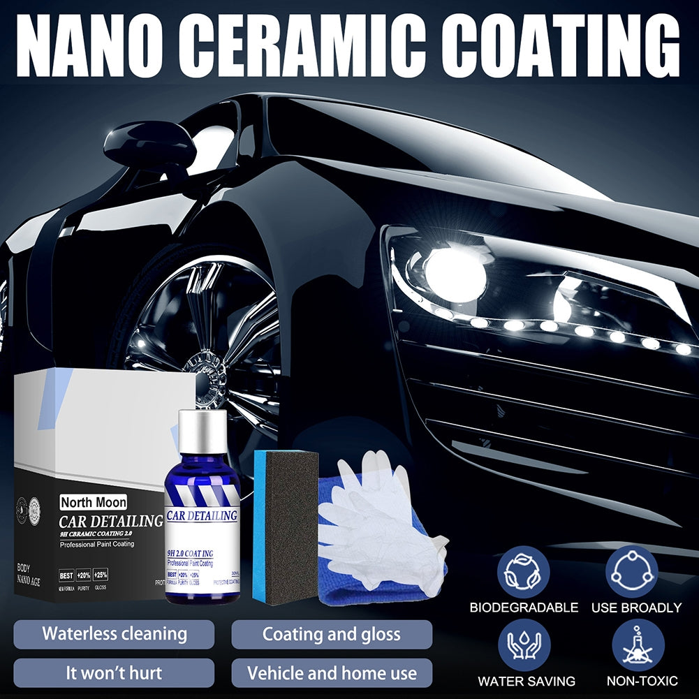 Auto Ceramic Coating Agent Waterproof Dust-proof Crystal Painting ishment Repairing Liquid 50ml set - Premium Scratch Repair from Rapidvehicles - Just $13.99! Shop now at Rapidvehicles