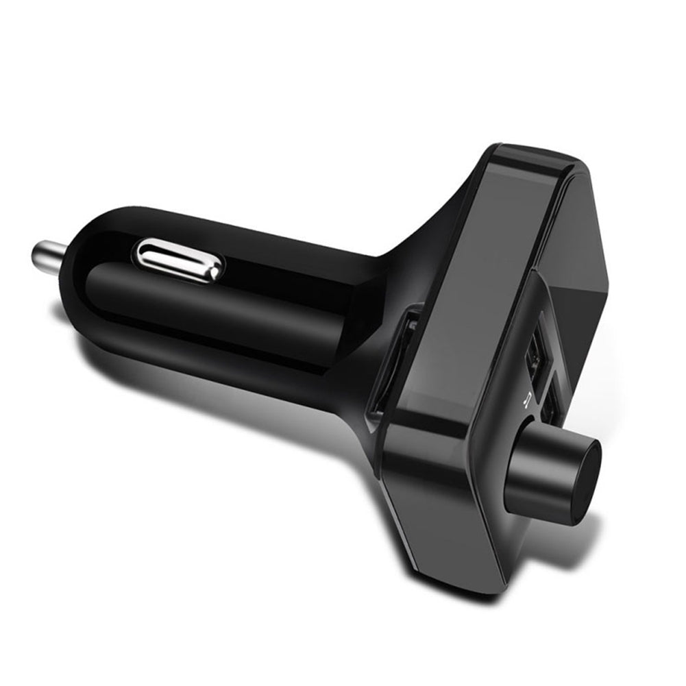 Car Mp3 Player Fm Transmitter Bluetooth-compatible Hands-free Dual Usb Wireless Charger black - Premium Car Chargers from Rapidvehicles - Just $15.99! Shop now at Rapidvehicles