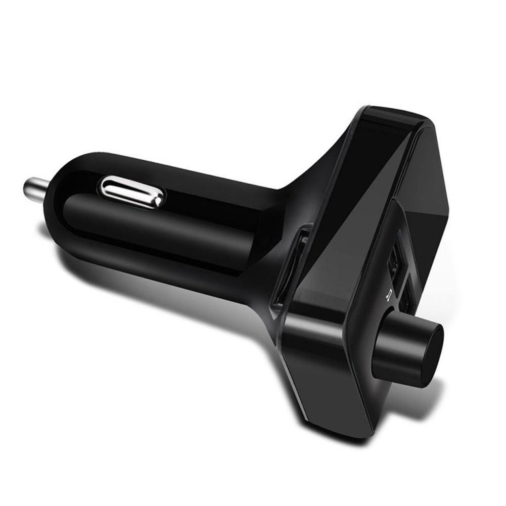 Car Mp3 Player Fm Transmitter Bluetooth-compatible Hands-free Dual Usb Wireless Charger black - Premium Car Chargers from Rapidvehicles - Just $15.99! Shop now at Rapidvehicles