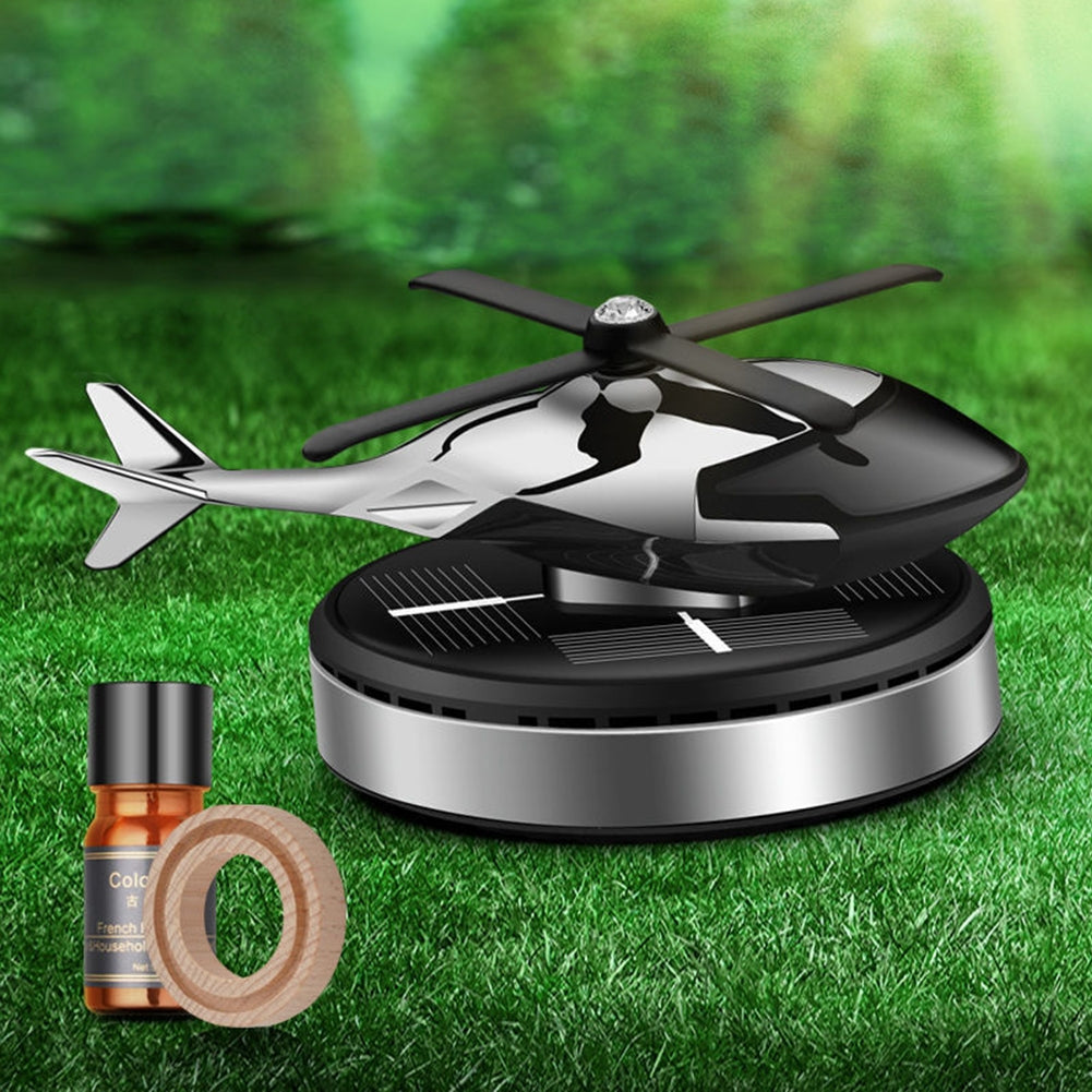 US Car Fragrance Diffuser Ornament Helicopter-shaped Solar Powered Car Aromatherapy Decoration gold - Premium Automotive from Rapidvehicles - Just $40.99! Shop now at Rapidvehicles