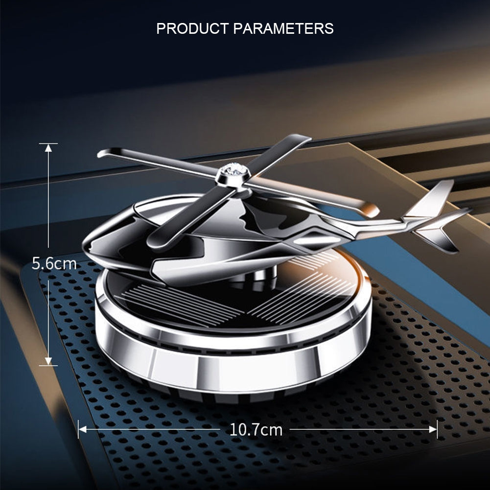 US Car Fragrance Diffuser Ornament Helicopter-shaped Solar - Premium Automotive from Rapidvehicles - Just $55.99! Shop now at Rapidvehicles