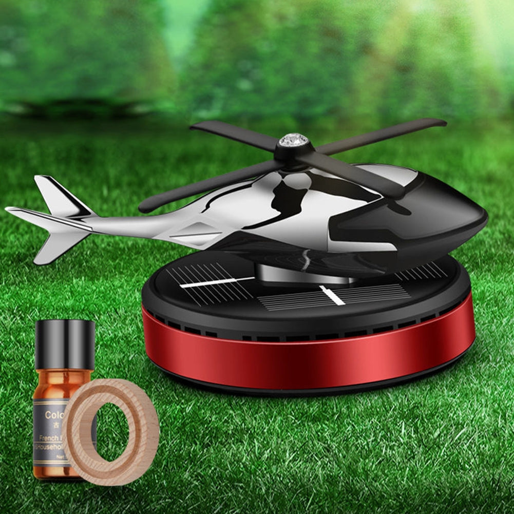 US Car Fragrance Diffuser Ornament Helicopter-shaped Solar Powered Car Aromatherapy Decoration gold - Premium Automotive from Rapidvehicles - Just $35.99! Shop now at Rapidvehicles