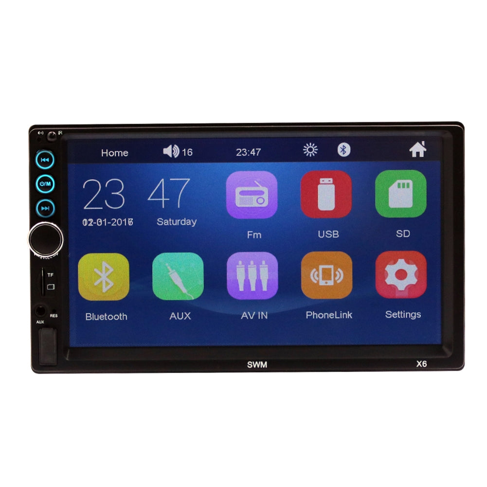 Car Radio 7-inch Hd Dual Din 12v Radio Bluetooth-compatible Hands-free Mobile Phone Interconnect Mp5 Multimedia Player without camera - Premium Other Car Electronics from Rapidvehicles - Just $66.99! Shop now at Rapidvehicles