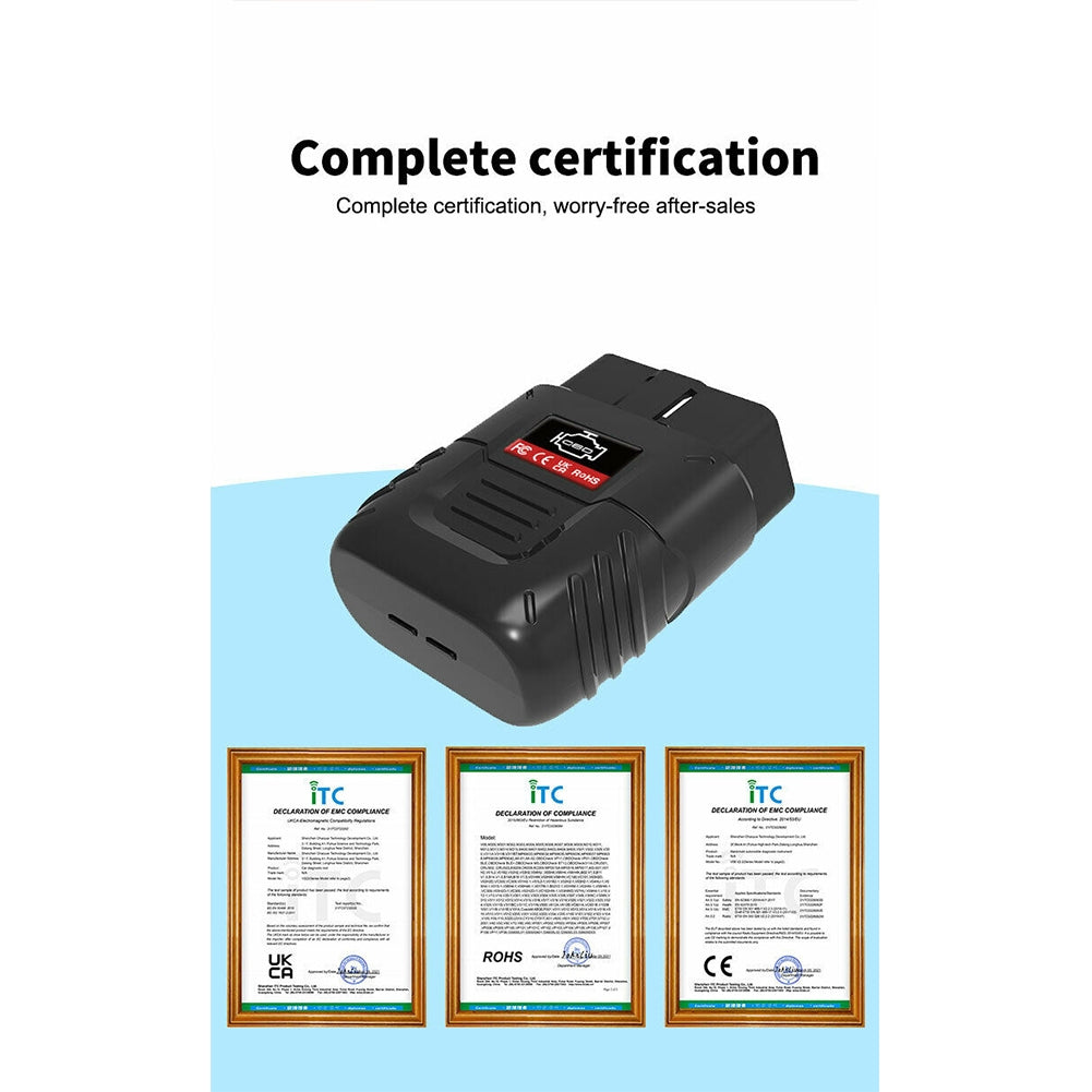 ELM 327 OBD 2 Car Bluetooth-compatible Code Scanner Reader Automotive Diagnostic Tool Fault Detection Props black - Premium OBD & Diagnostic Tools from Rapidvehicles - Just $40.99! Shop now at Rapidvehicles