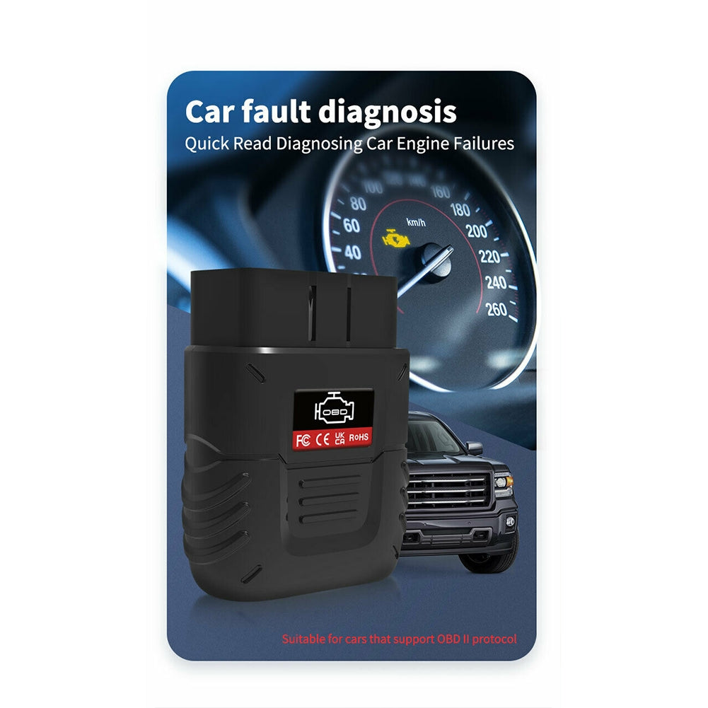 ELM 327 OBD 2 Car Bluetooth-compatible Code Scanner Reader Automotive Diagnostic Tool Fault Detection Props black - Premium OBD & Diagnostic Tools from Rapidvehicles - Just $40.99! Shop now at Rapidvehicles