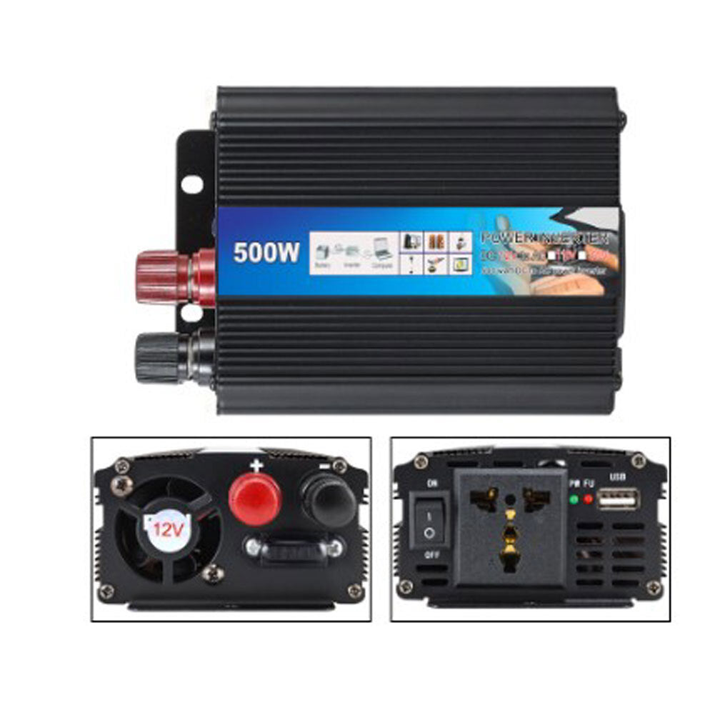 12v To 220v 500w Car Inverter High-power Sine Wave Home - Premium Other Car Electronics from Rapidvehicles - Just $62.99! Shop now at Rapidvehicles