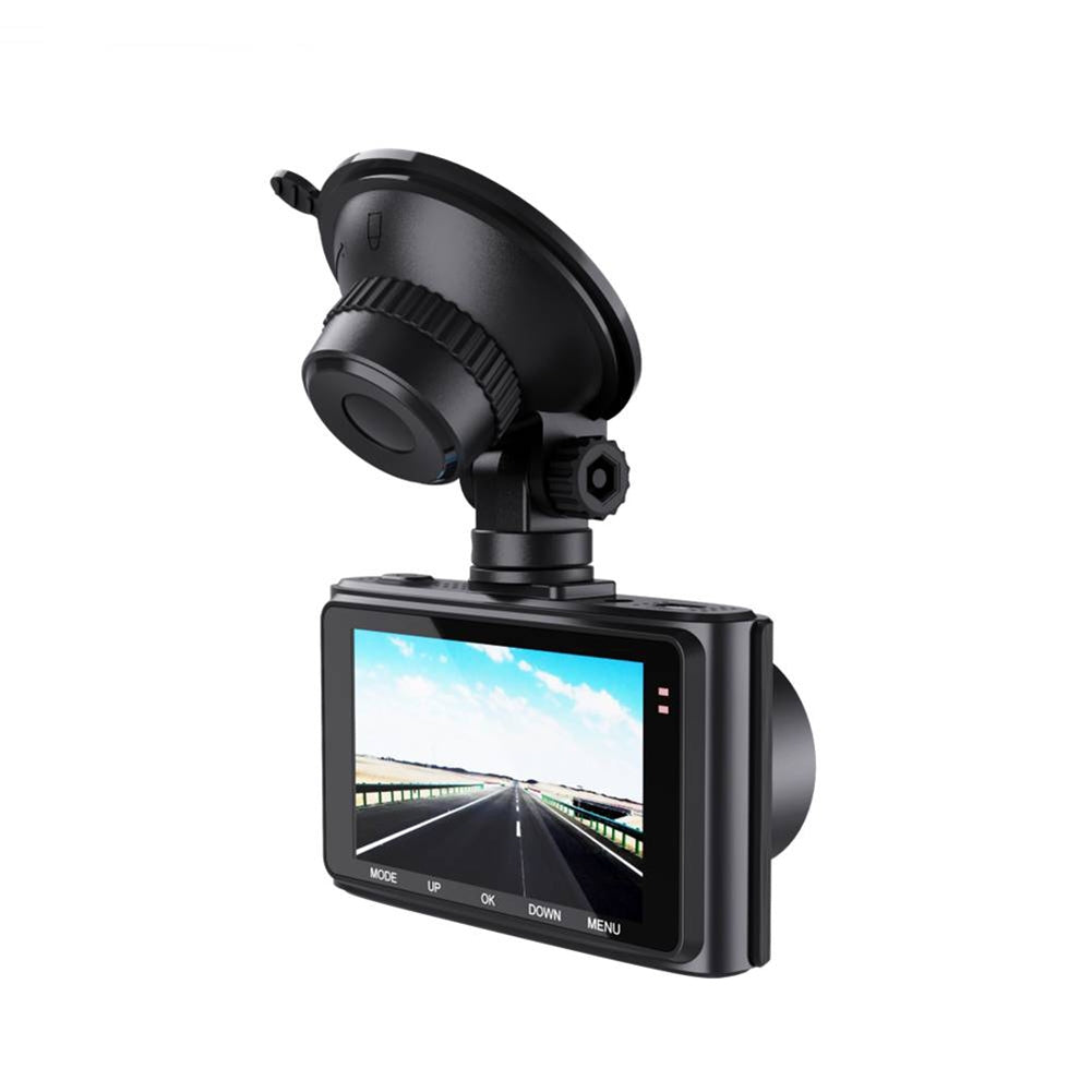 Car HD Driving Recorder 3-Inch 4k+1080p Dual Lens Wide-angle Dual Recording Night Vision Dash Cam black - Premium Car Rear View Camera from Rapidvehicles - Just $102.74! Shop now at Rapidvehicles