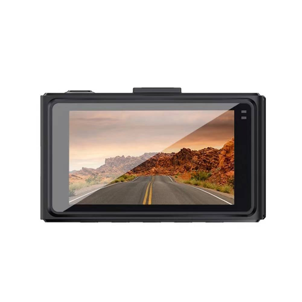 Car HD Driving Recorder 3-Inch 4k+1080p Dual Lens Wide-angle Dual Recording Night Vision Dash Cam black - Premium Car Rear View Camera from Rapidvehicles - Just $102.74! Shop now at Rapidvehicles