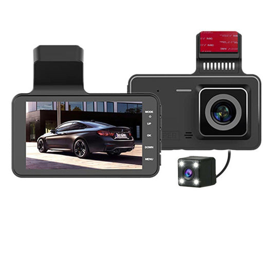 4-inch Large Screen Driving Recorder Hd 1080p Front And Rear Dual - Premium Car Rear View Camera from Rapidvehicles - Just $57.99! Shop now at Rapidvehicles